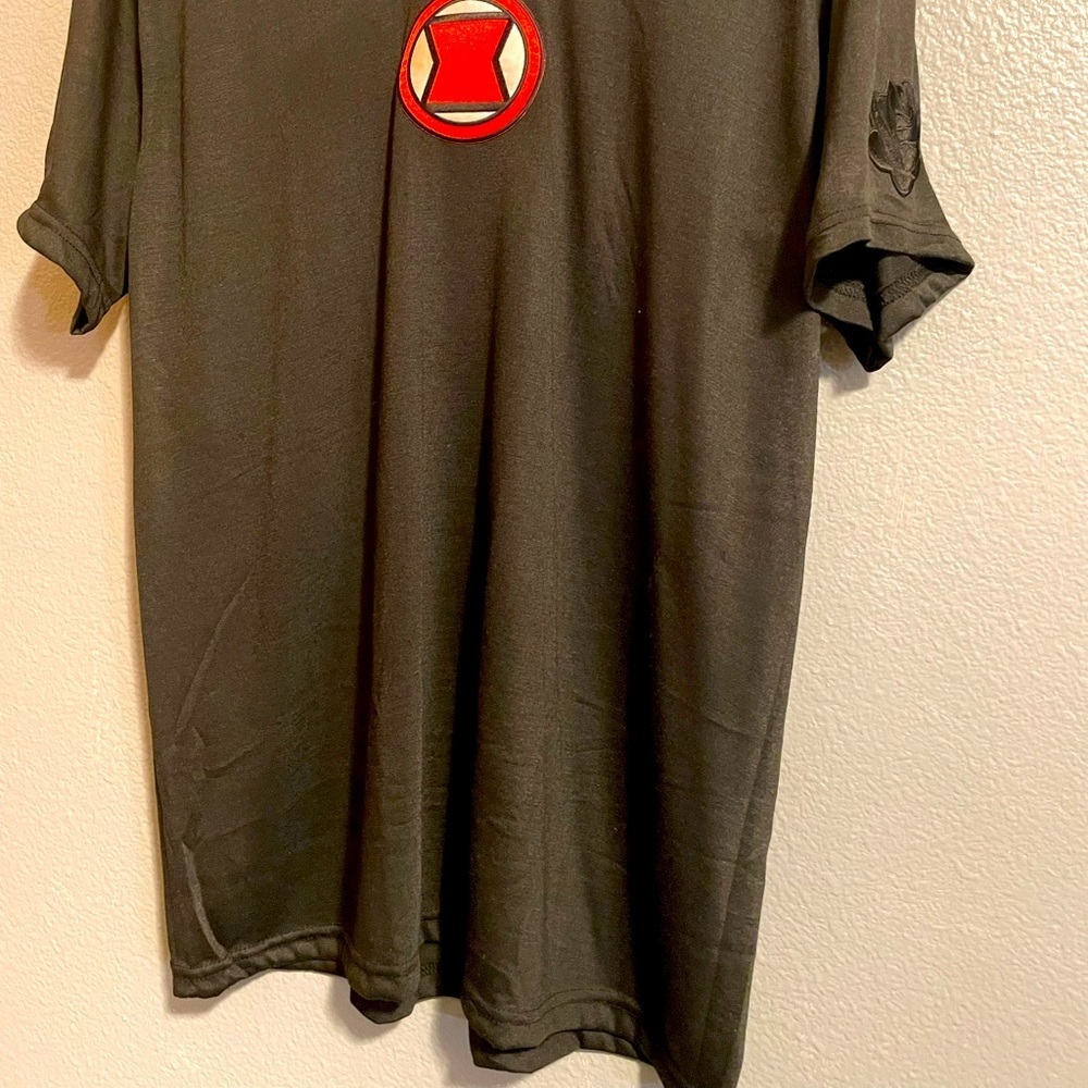 Black Widow Insignia T-Shirt Size XL - Picture 5 of 5